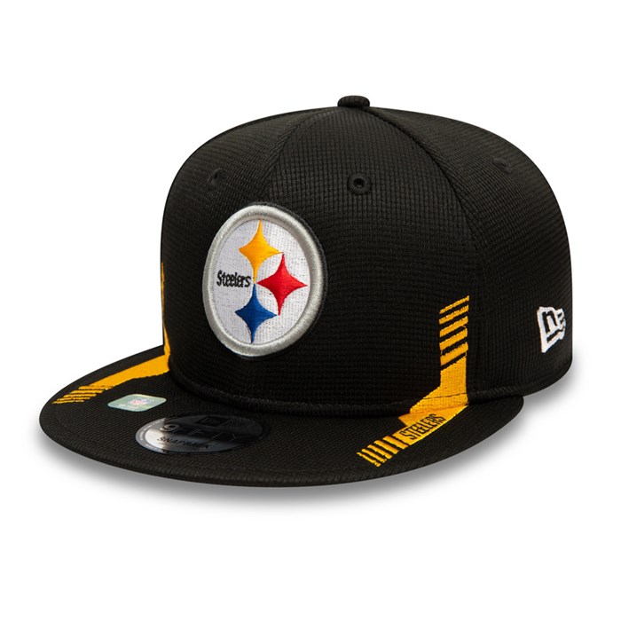 Pittsburgh Steelers NFL Sideline Home 9FIFTY Lippis Mustat - New Era Lippikset Outlet FI-261430